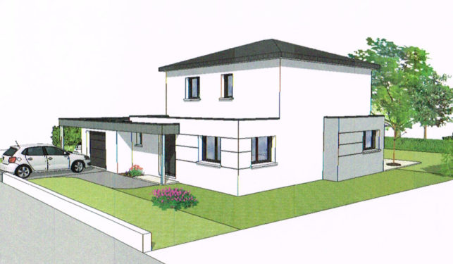 Maison-Individuelle-Plan-perspective-nord-ouest